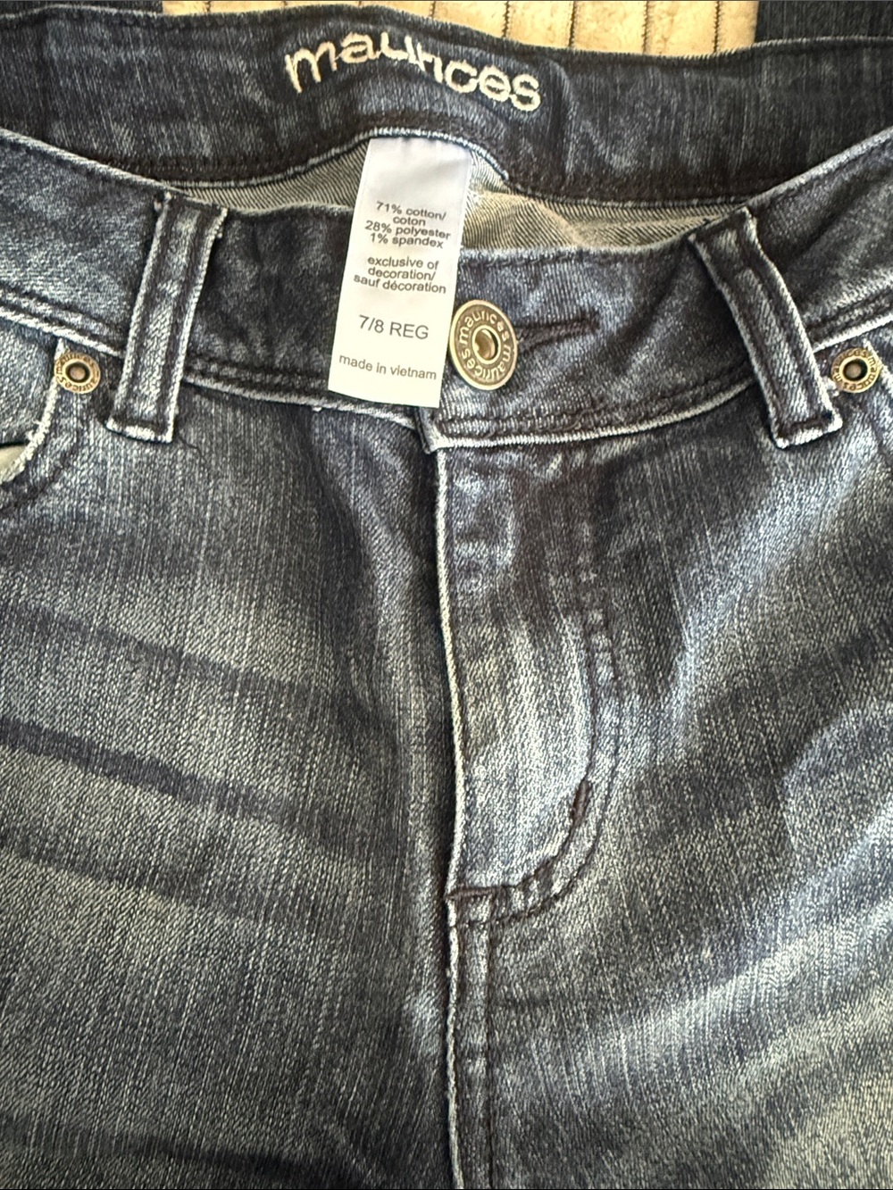 Maurices Women's Medium Blue High-Rise Jeans 0145
